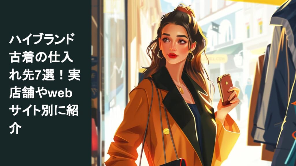 ハイブランド古着の仕入れ先7選！実店舗やwebサイト別に紹介 | スマ 