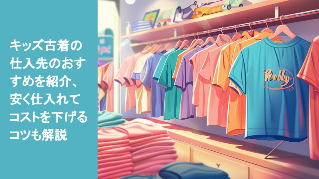 キッズ古着の仕入先のおすすめを紹介、安く仕入れてコストを下げるコツ 