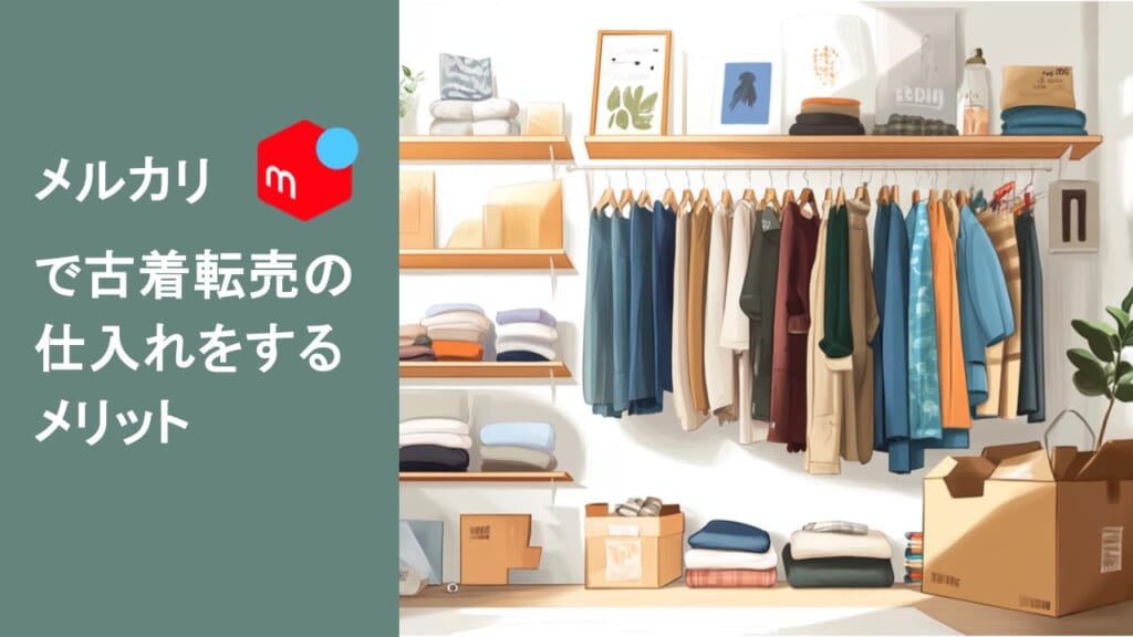 古着転売の仕入れにメルカリは使える？メリットやデメリットを解説 