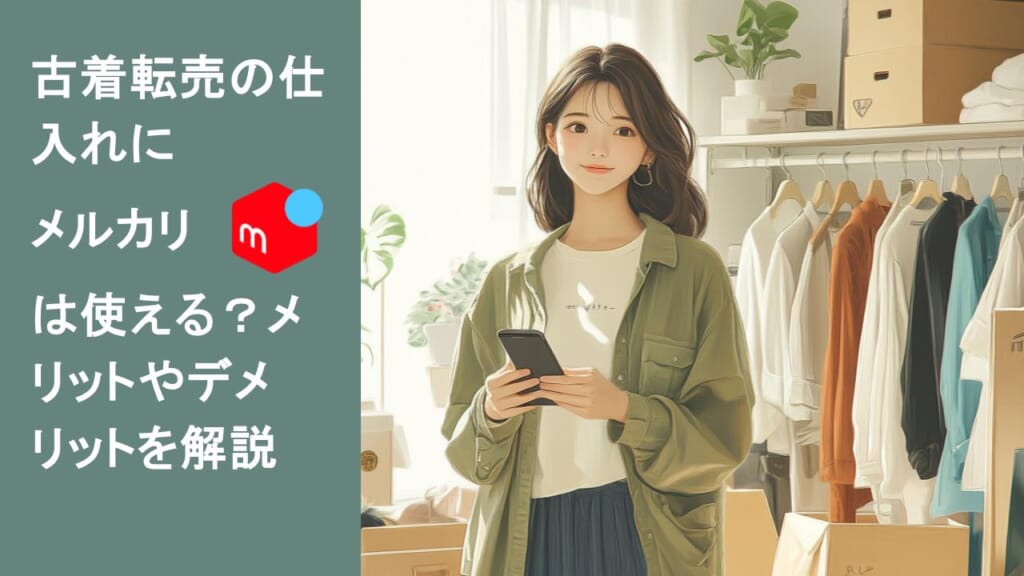 古着転売の仕入れにメルカリは使える？メリットやデメリットを解説 