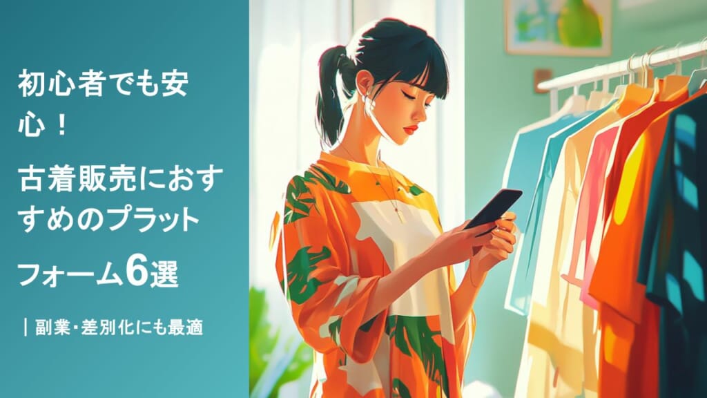 初心者でも安心！古着販売におすすめのプラットフォーム6選｜副業 
